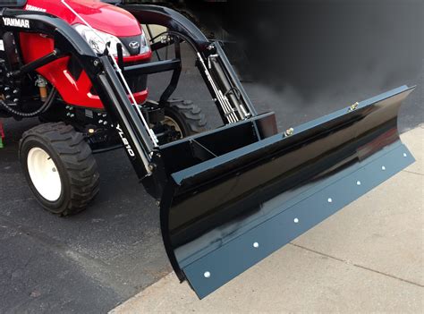 yanmar skid steer snow blade|winter tractor snow blades.